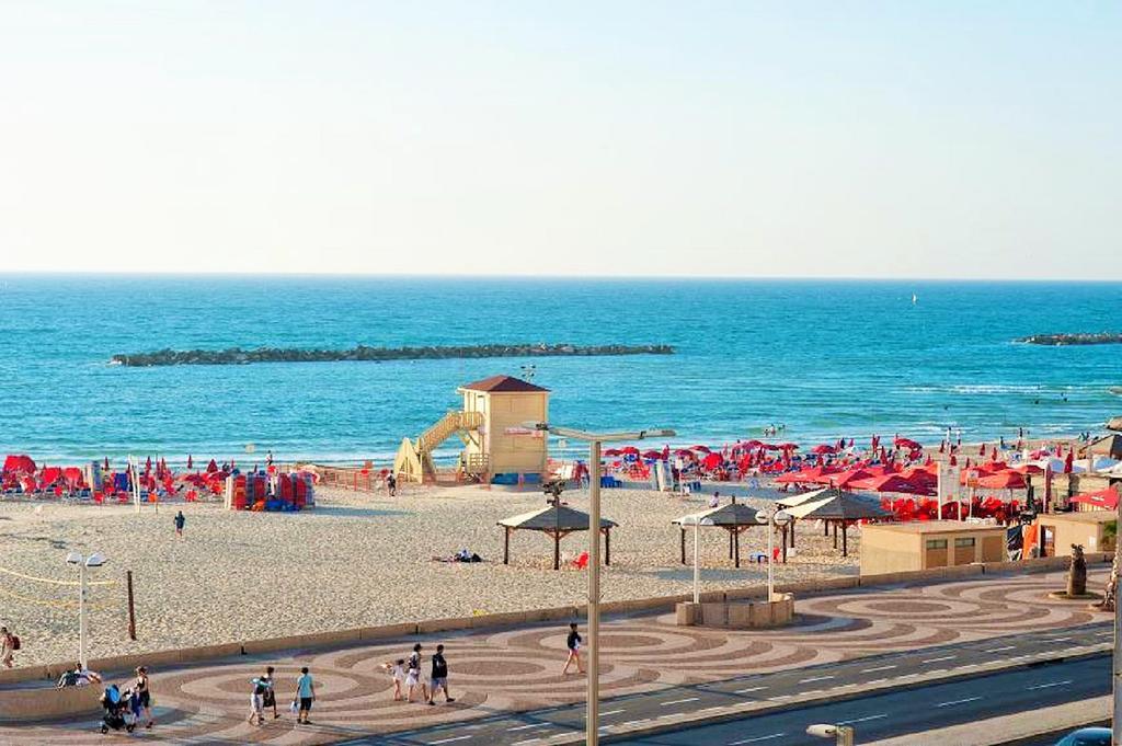 Apartment With Sea View And Balcony Facing West By Sea N' Rent Tel Aviv Buitenkant foto